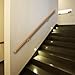 8 FT Modern Aluminum Handrail Set, handrails for Indoor Stairs,Deck,Slope, Wall Mounted Staircase handrails, Zink Alloy Brackets Included,Rust Free. (Cherry Wood Grain, 8 FT)