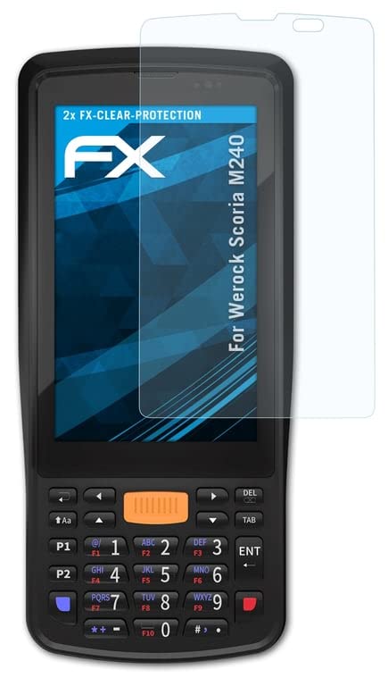 Screen Protection Film compatible with Werock Scoria M240 Screen Protector, ultra-clear FX Protective Film (2X)