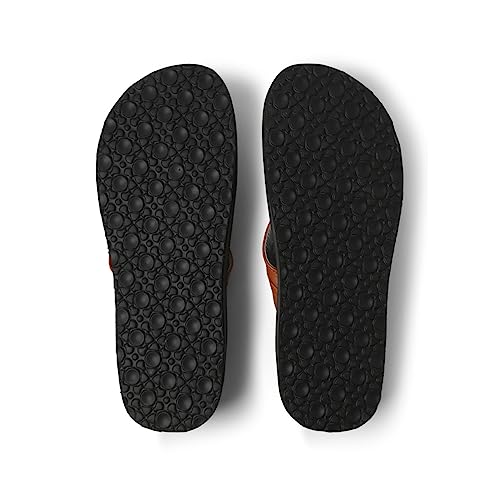 Image of SHAPECRUNCH Arch Support Slippers for Men - Ortho Slippers with MCR Sole to Reduce Pressure on Feet, Joints, and Back