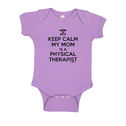 Image of Baby Gifts for All Keep Calm My Mom is A Physical Therapist Bodysuit