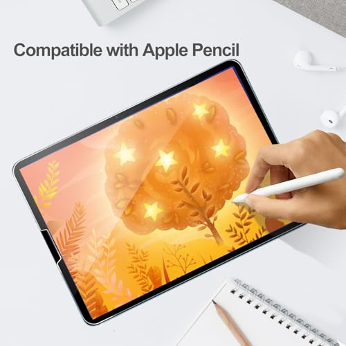Image of ProCase 2 Pack Screen Protector for iPad Pro 11 4th 3rd 2nd 1st 2022 2021 2020 2018, Tempered Glass Film Guard for iPad Pro 11 4 3 2 1 Gen -Clear