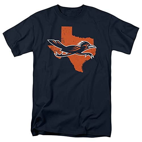 The University of Texas at San Antonio Official State Shape Unisex Adult T Shirt The University of Texas at San Antonio Medium Navy