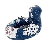 Aufblasbarer Rodelschlauch – Schneerutschschlauch mit Griff, robuster Schlittenring, perfekt für Winter Outdoor, Rodeln, Garten, strend, Sport, Familienausflüge, Kinder und Erwachsenen Freizeitspaß