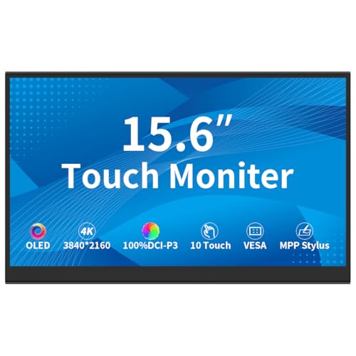 Image of Touchscreen Monitor 15.6 inch 4K OLED for Industrial /Business