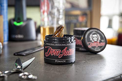 Don Juan Pomade 4Oz - Medium High Hold - Medium Shine - Water Based - Honey Citrus Scent #TOP6