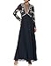 Produktbild Frock and Frill Damen Embellished Cape Maxi Dress Cocktailkleid, Navy, 36