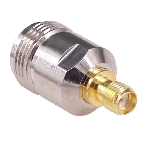 2pcs SMA a N Coax Adaptador SMA Hembra a N Hembra miniatura 5