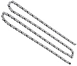 6/7/8 Speed Bicycle Chain,116 Lints Universal Bike Chain Bicycle Hollow-Out Chains for 18 Speed, 21...