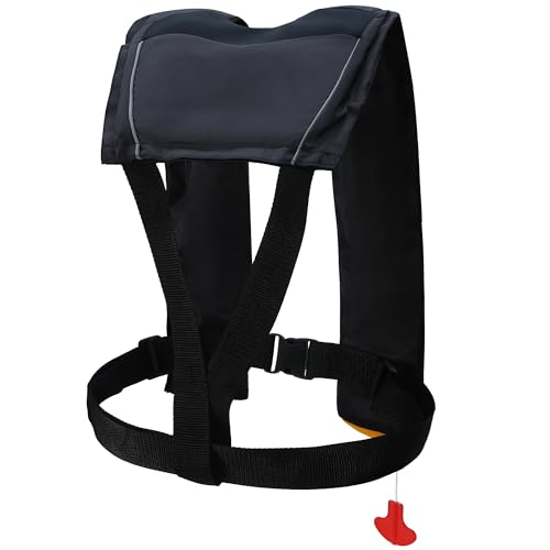 Image of Automatic Inflatable Life Jackets for Adults Life Vests PFD Low Profile Load Capacity Up to 330lbs