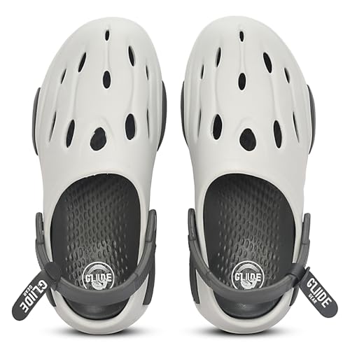 Image of Kraasa Glide Gear Men's Eva Casual Clogs for Everyday use | Sandals with Adjustable Back Strap | Lightweight, Comfortable | Stylish and Waterproof Mules