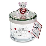 Couvercle miroir biseauté : le couvercle miroir biseauté unique ajoute non seulement à l'élégance du pot, mais ajoute également une beauté réfléchissante supplémentaire lorsqu'il est combiné avec la figurine sur le dessus du couvercle.