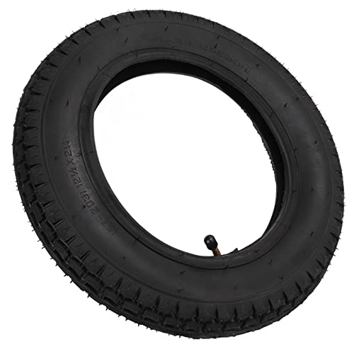 Set di pneumatici e camera d'aria ammortizzanti 12 1/2 X 2 1/4 per bici elettrica, buone prestazioni, guida per gli amanti del motorino – nero