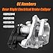 4605C044 Rear Right Electrical Brake Caliper Fit for Mitsubishi Outlander 2.4L 3.0L 2017-2020, Outlander PHEV 2.0L 2.4L 2018-2022, Eclipse Cross 1.5L 2018 2019 2020 2022