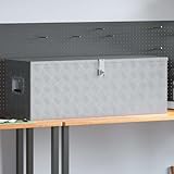 vidaXL Werkzeugbox Aluminium 110,5×38,5x40cm Alu Box Koffer Transportkiste - 3