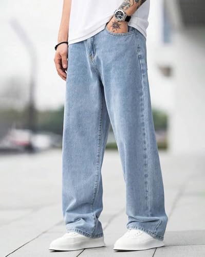 Image of AUSK Men's Regular Straight Fit Casual Jeans || Official Business wear Jeans for Men