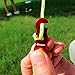 DDY Ultralight Aluminum Guyline Cord Adjuster for Tent Camping Hiking Backpacking Outdoor Activity(red Color 10pcs)