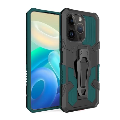 Coque iPhone 16 Pro avec support intégré et clip ceinture antichoc