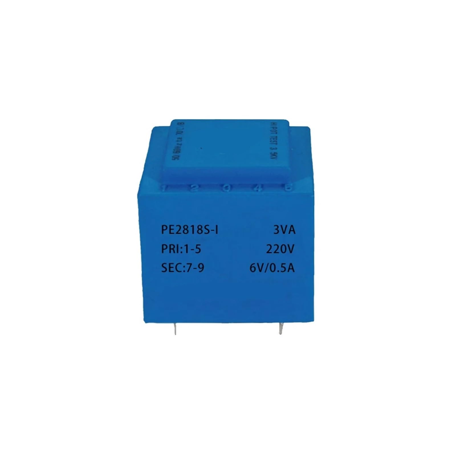 Transformador encapsulado PE2818S-I de 3 VA, 220 V, 6 V, 7,5 V, 9 V, 12 V, 15 V, 18 V y 24 V (1 unidad)(3VA-220V-24V)