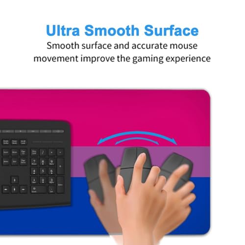 Mouse Pad grande impermeable para escritorio LGBTQ miniatura 6