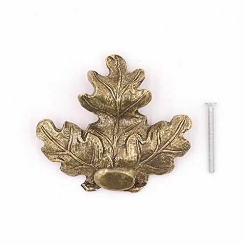1 Stück Eichenlaub Verzierung Deckblatt groß mit Gewinde & Schraube für Keilerwaffen Gewaff