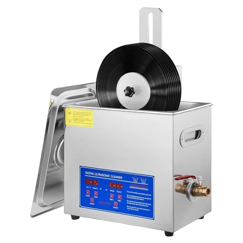NVYAZJ 6.5L Ultrasonic Vinyl Record Cleaner, Disc Cleaner with Heating ...