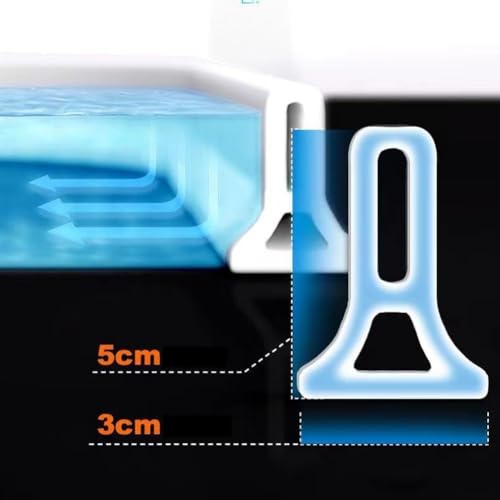 Barrage d'eau de douche autocollant contre les infiltrations d'eau évier 2m