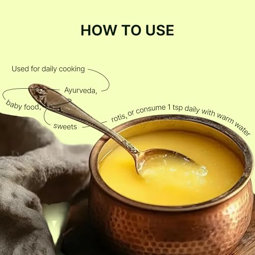 سمن هوم جرون ايه 2 - زبدة نقية نقية من الابقار ايه 2 التي تتغذى على العشب للدهون الصحية (500 مل)