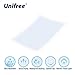 Unifree Disposable Underpad, Bed Pads, Incontinence Pad, Super Absorbent, 100 Count, Blue (M 24x24 Inch)