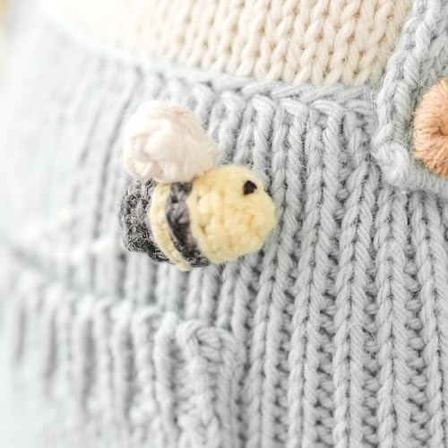 Muñeco tejida a mano oso Charlie de 20 pulgadas miniatura 3