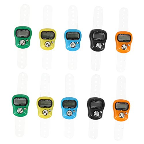 GALPADA Hand Held Tally Counter 5 Number Counter for Daily Use Portable Counting Recorder 99999 Max to Zero Function Random