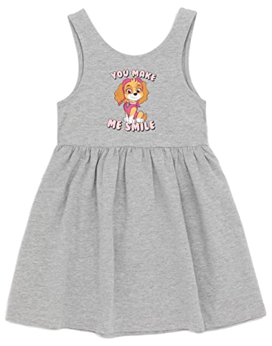 Paw Patrol Girls Dress 2 Pack | Kids Grey & Pink Skye Helicopter Pup Sleeveless Summer Dresses | Fun Multi-Pack Clothing Set4