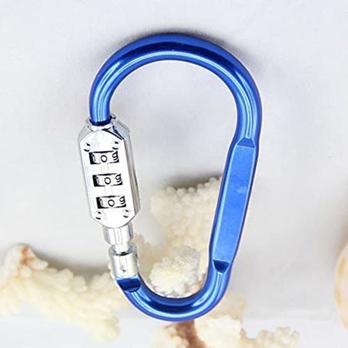 Candados con código, candado de código, candado, 1 Pieza de aleación Mini mosquetón candado combinación de Viaje dial de Seguridad Bolsa de Equipaje Maleta Conveniente Accesorio for el hogar