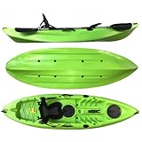 Cambridge Kayaks ES, Zander Verde Solo Kayak DE Pesca Y Paseo, RIGIDO,
