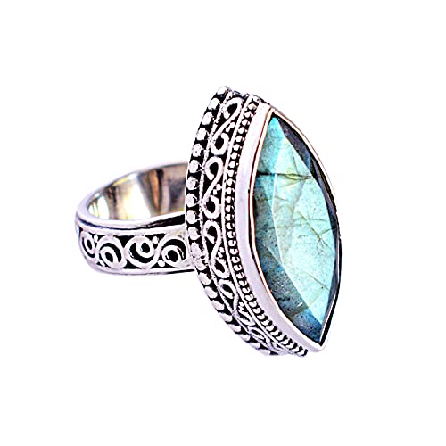 Bague labradorite en argent 925 le cadeau idéal pour fille