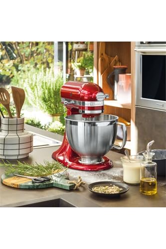 Robot Pâtissier KitchenAid Artisan 5KSM185PSECA – 300 W, Bol 4,8 L, 10 Vitesses - vue 10