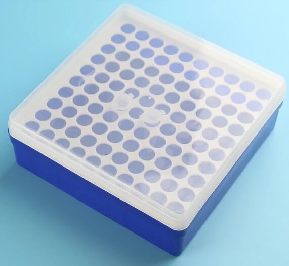 WENWENLEE 1.5 ml Plastic Micro centrifuge Tube Rack Box 50/72/100 Position Laboratory centrifuge Socket Tube Box