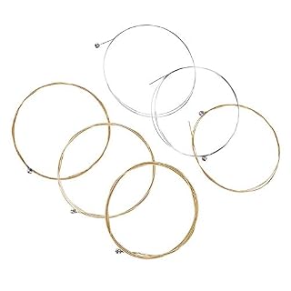 Cordes pour Guitare Folk, 6Pcs Métal Cordes Set Pièce de rechange pour guitare folk classique – Image 7