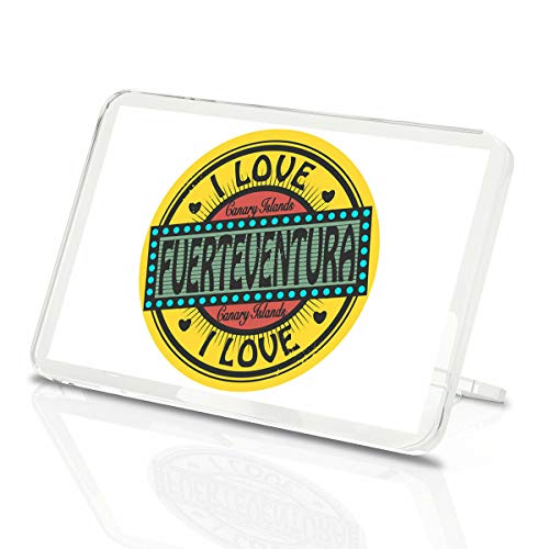 I Love Fuerteventura Vinyl Classic Fridge Magnet - Canary Island Fun #10565