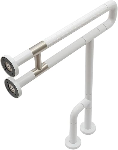 Miniatura 1 de Barras de agarre para inodoro de 27.55 pulgadas, barandillas de seguridad para mujeres embarazadas y ancianas, mango antideslizante, soporte de