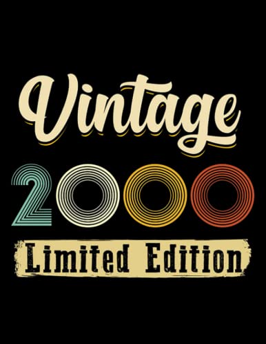 Vintage 2000 Edition 8350 Notebook: Journal with Lined Pages: 8.5 x 11 Inch Notebook with 110 Pages