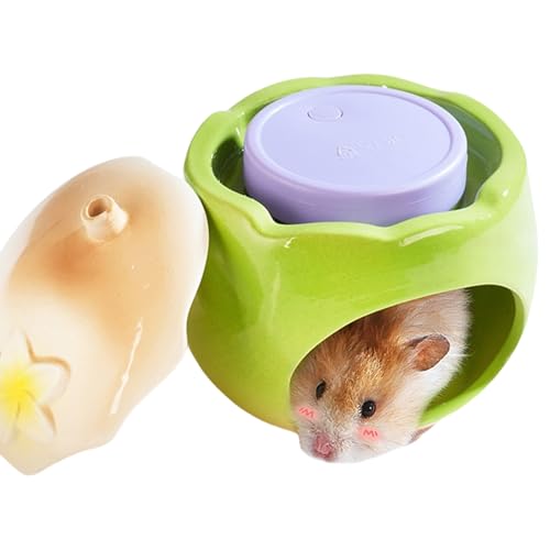 ハムスター用ハウスベッド, 小型ペット ひんやり 巣箱 ベッド, フルーツ デザイン 小動物 巣箱 ハリネズミ リス チンチラ レミング 用 冷却 ハビタット