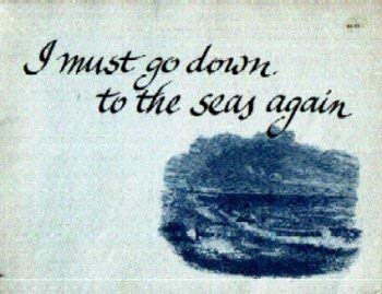 Paperback I Must Go Down to the Seas Again Book