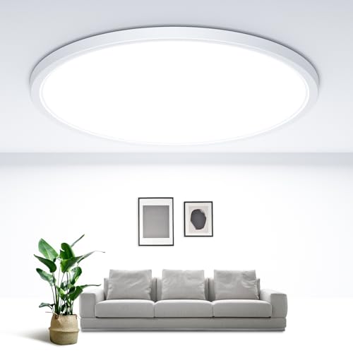 Peasur 15Inch LED Ceiling Light Flush Mount, 5CCT 3000K-6500K Adjustable