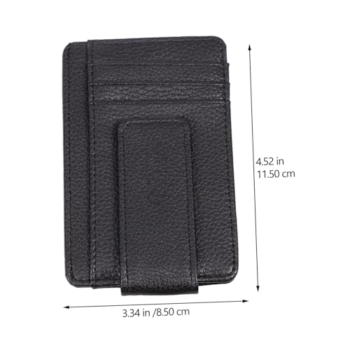 KESYOO Men's PU Leather Cards Bag with Buckle Portable Compact Wallet for Organized Card Storage for Cash Id and Change2