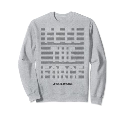 Image of Star Wars Last Jedi Force Feels Lines Stamp Sweatshirt