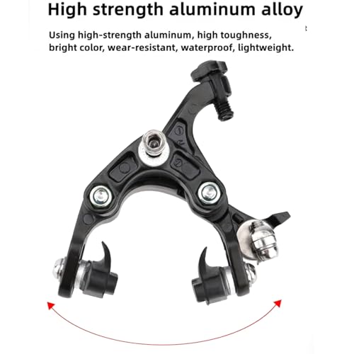 Cyclesavvy Double Pivot Road Bike Brakes - Aluminum Side Pull Caliper Set for Front and Rear,Rim Brakes for 700x28C Tires, Compatible with Standard Bike Brakes Specifications