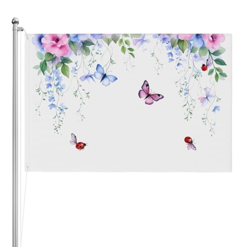 Drapeau de jardin en polyester durable et résistant aux intempéries