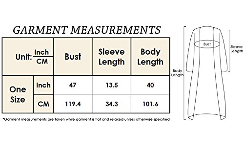 Anna-Kaci Floral Crochet Lace Cardigan For Women Beach Cover Ups Long Kimono Dress, Beige, Onesize #TOP4