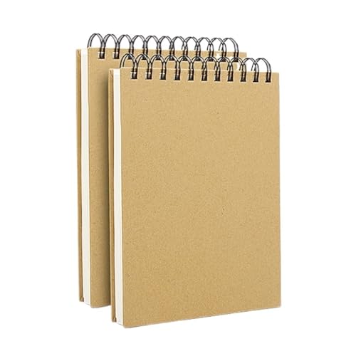 Carnet de croquis A5 de qualité supérieure avec papier peint à la main et reliure mobile