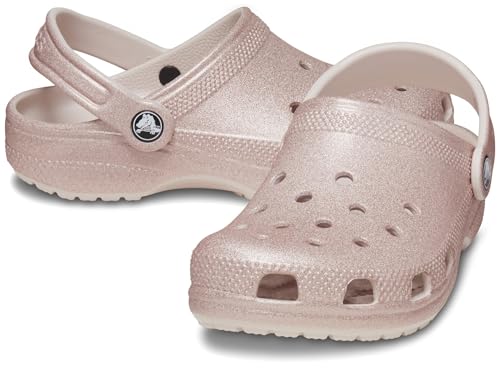 Crocs 206992-6WV-C4 Classic Glitter Clog T QuGl Quartz Glitter